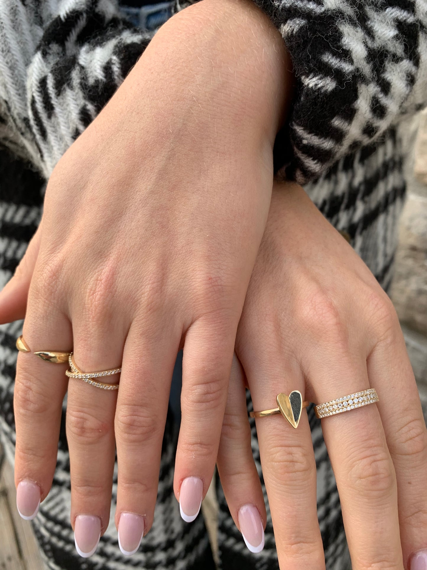 Elongated Heart Ring