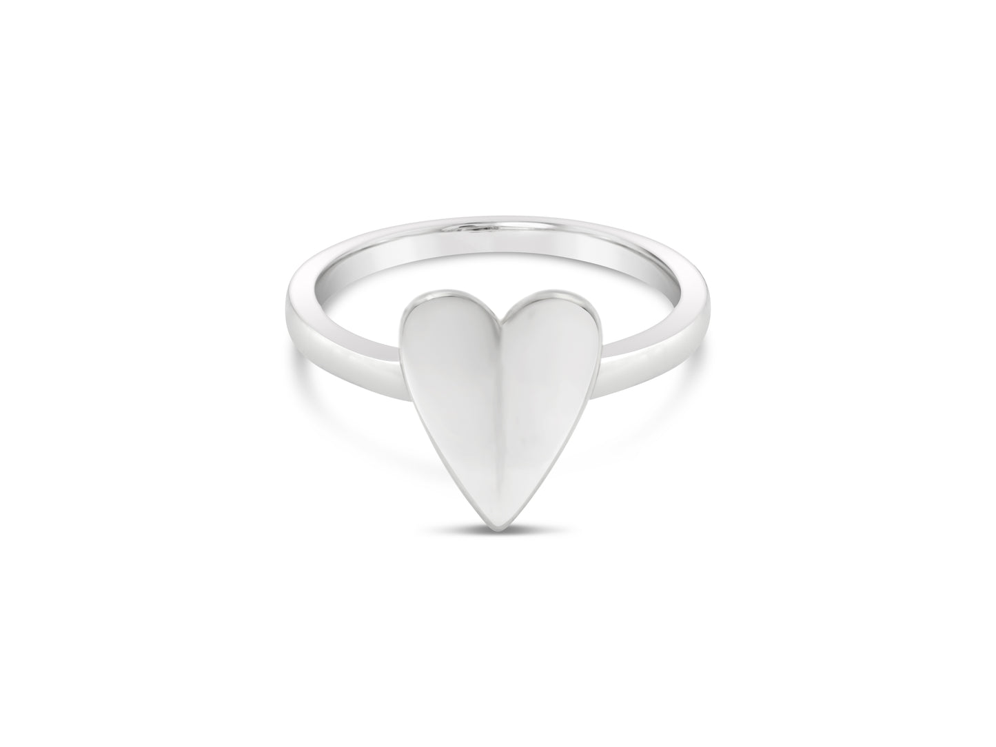 Elongated Heart Ring